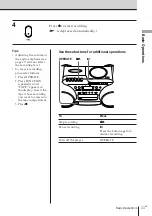 Предварительный просмотр 11 страницы Sony Espanol) Operating Instructions Manual