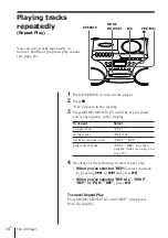 Предварительный просмотр 14 страницы Sony Espanol) Operating Instructions Manual