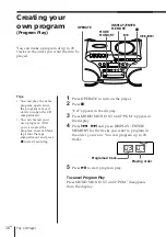 Предварительный просмотр 16 страницы Sony Espanol) Operating Instructions Manual