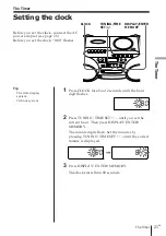 Предварительный просмотр 21 страницы Sony Espanol) Operating Instructions Manual