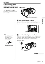 Предварительный просмотр 25 страницы Sony Espanol) Operating Instructions Manual