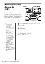 Предварительный просмотр 52 страницы Sony Espanol) Operating Instructions Manual