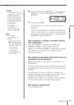 Предварительный просмотр 57 страницы Sony Espanol) Operating Instructions Manual