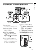 Предварительный просмотр 15 страницы Sony Esprit TAV-L1 Operating Instructions Manual