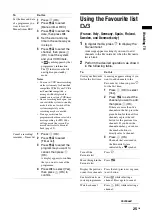 Preview for 25 page of Sony Esprit TAV-L1 Operating Instructions Manual