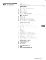 Preview for 3 page of Sony EV-S5000 Operating Instructions Manual