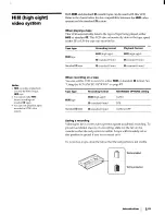 Preview for 5 page of Sony EV-S5000 Operating Instructions Manual