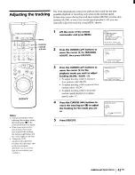 Preview for 43 page of Sony EV-S5000 Operating Instructions Manual