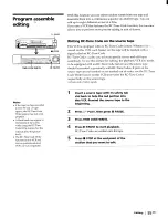 Preview for 55 page of Sony EV-S5000 Operating Instructions Manual