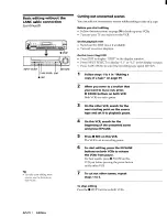 Preview for 60 page of Sony EV-S5000 Operating Instructions Manual