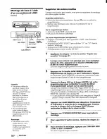 Preview for 124 page of Sony EV-S5000 Operating Instructions Manual