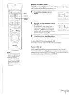 Предварительный просмотр 63 страницы Sony EV-S7000 Operating Instructions Manual