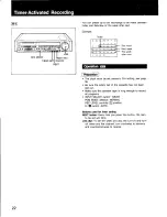 Предварительный просмотр 22 страницы Sony EV-S900 Operating Instructions Manual