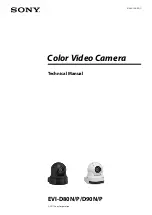 Sony EVI-D80 Technical Manual preview