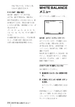 Preview for 20 page of Sony EVI-HD1 Operating Instructions Manual