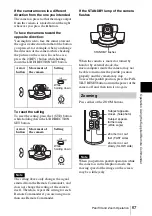 Preview for 67 page of Sony EVI-HD1 Operating Instructions Manual