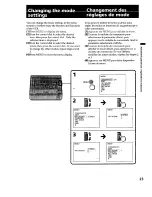 Предварительный просмотр 23 страницы Sony EVO-250 Operating Instructions Manual