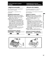 Предварительный просмотр 27 страницы Sony EVO-250 Operating Instructions Manual