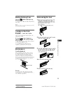 Предварительный просмотр 9 страницы Sony EXCD-206 Operating Instructions Manual