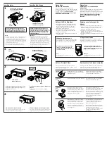 Предварительный просмотр 2 страницы Sony EXCD-3RF Operating Instructions