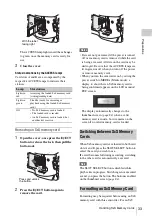 Preview for 33 page of Sony EXMOR PMW-EX1 Operating Instructions Manual