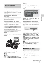 Preview for 45 page of Sony EXMOR PMW-EX1 Operating Instructions Manual