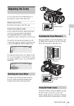 Preview for 49 page of Sony EXMOR PMW-EX1 Operating Instructions Manual