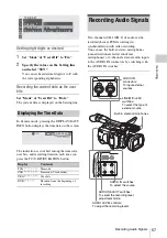 Preview for 57 page of Sony EXMOR PMW-EX1 Operating Instructions Manual