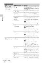 Preview for 78 page of Sony EXMOR PMW-EX1 Operating Instructions Manual