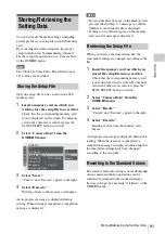 Preview for 81 page of Sony EXMOR PMW-EX1 Operating Instructions Manual