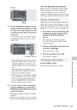 Preview for 101 page of Sony EXMOR PMW-EX1 Operating Instructions Manual