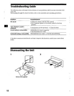 Preview for 10 page of Sony EXR-11 Manual