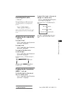 Preview for 9 page of Sony EXR-400 Operating Instructions Manual