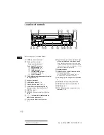 Предварительный просмотр 12 страницы Sony EXR-400 Operating Instructions Manual