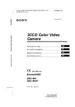 Sony ExwaveHAD DXC-990 Instructions For Use Manual предпросмотр