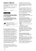 Preview for 2 page of Sony ExwaveHAD DXC-990P Instructions For Use Manual