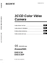 Sony ExwaveHAD DXC-C33P Instructions For Use Manual preview