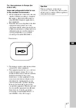 Preview for 3 page of Sony ExwaveHAD DXC-C33P Instructions For Use Manual