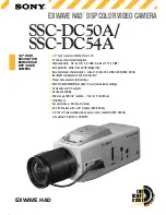 Sony ExwaveHAD SSC-DC50A Brochure & Specs preview