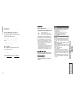 Preview for 5 page of Sony ExwaveHAD SSC-DC50A Service Manual