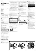 Sony EXWAVEPRO SNC-CM120 Installation Manual preview