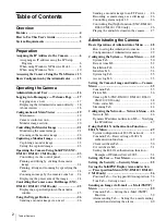 Preview for 2 page of Sony EXWAVEPRO SNC-CM120 User Manual