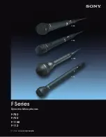 Sony F-112 Brochure preview