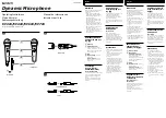 Sony F-V310 Operating Instructions предпросмотр