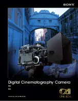 Предварительный просмотр 1 страницы Sony F23 Cine Alta Brochure & Specs