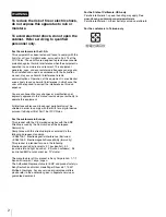 Preview for 2 page of Sony F35 Cinealta Operation Manual