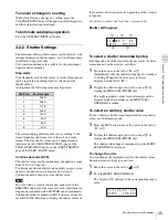 Preview for 35 page of Sony F35 Cinealta Operation Manual