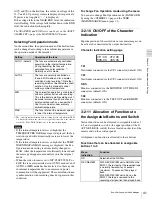 Preview for 41 page of Sony F35 Cinealta Operation Manual