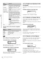 Preview for 42 page of Sony F35 Cinealta Operation Manual