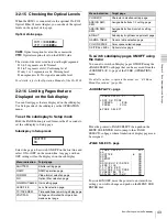 Preview for 43 page of Sony F35 Cinealta Operation Manual